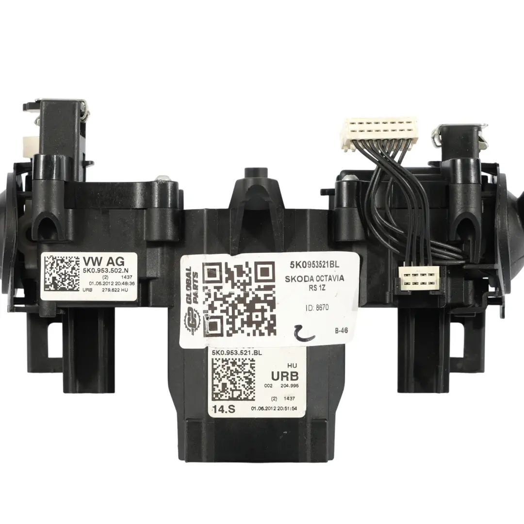 Mk2 Commande Commutateur Essuie-Glace Clignotant Vitesse pour Skoda Octavia à propos du numéro de pièce 5K0953521BL Skoda Octavia Mk2 Commande Commutateur Essuie-Glace Clignotant Vitesse - SKU 5K0953521BL - Numéro de pièce 5K0953521BL