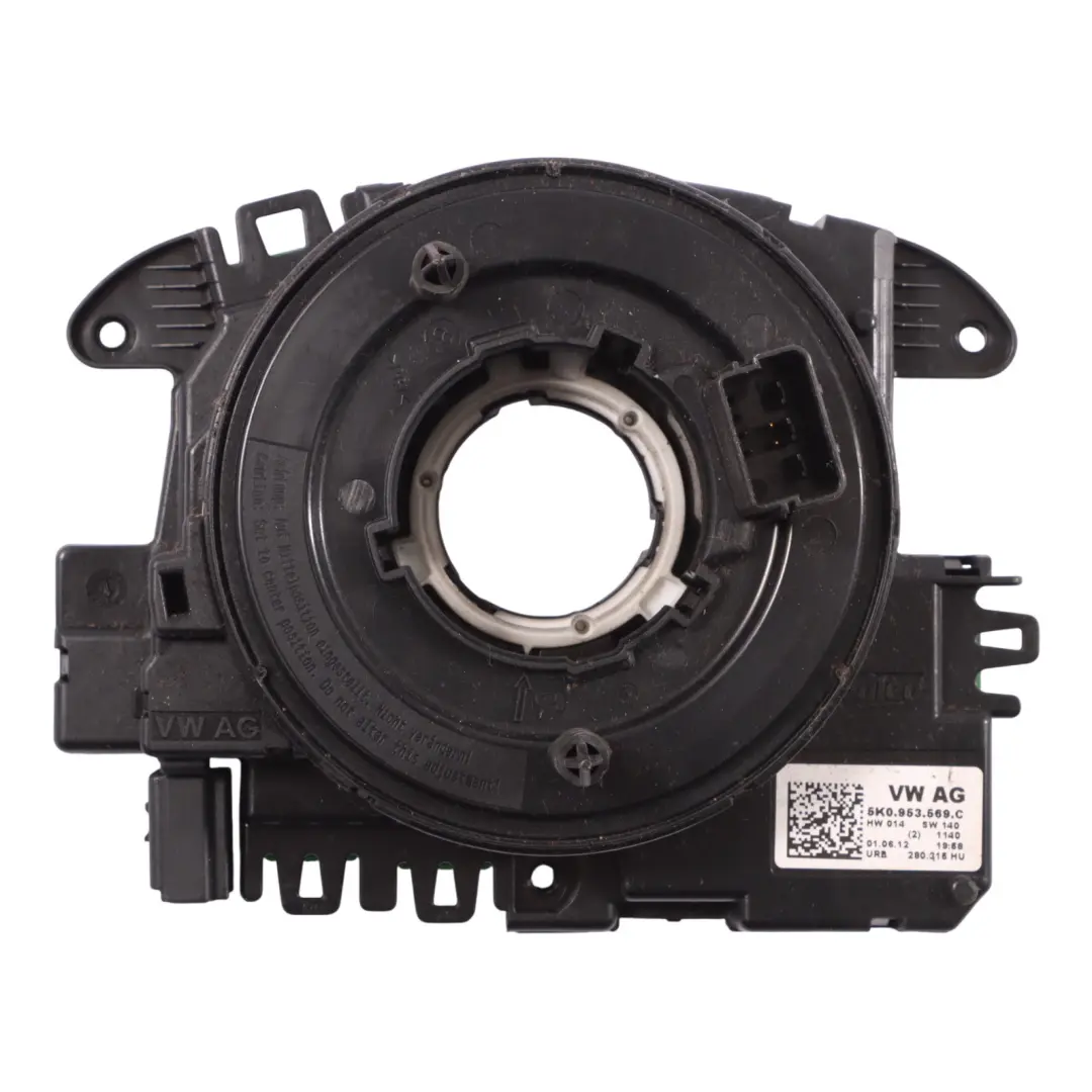 1Z Sensor Ángulo Dirección Anillo Deslizamiento Squib para Skoda Octavia con número de pieza 5K0953569C Skoda Octavia 1Z Sensor Ángulo Dirección Anillo Deslizamiento Squib - SKU 5K0953569C - Número de pieza 5K0953569C