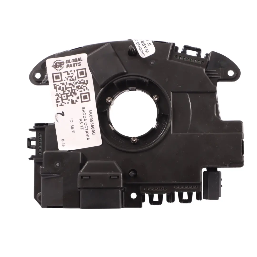 1Z Steering Angle Sensor Control Slip Ring Squib to Skoda Octavia RS with Part number 5K0953569C Skoda Octavia RS 1Z Steering Angle Sensor Control Slip Ring Squib - SKU 5K0953569C - Part number 5K0953569C