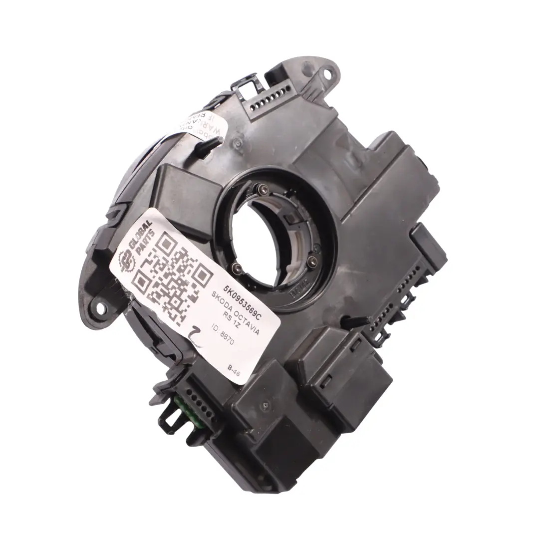 Skoda Octavia 1Z Sensor Ángulo Dirección Anillo Deslizamiento Squib - SKU 5K0953569C - Número de pieza 5K0953569C