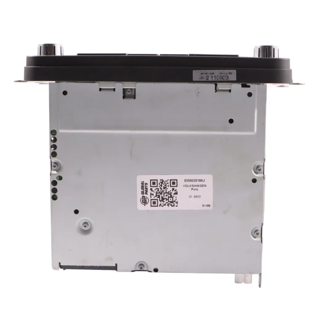 VW Volkswagen Polo Mk5 Radio Control Head Unit CD Player MP3 - SKU 5M0035186J - Part number 5M0035186J