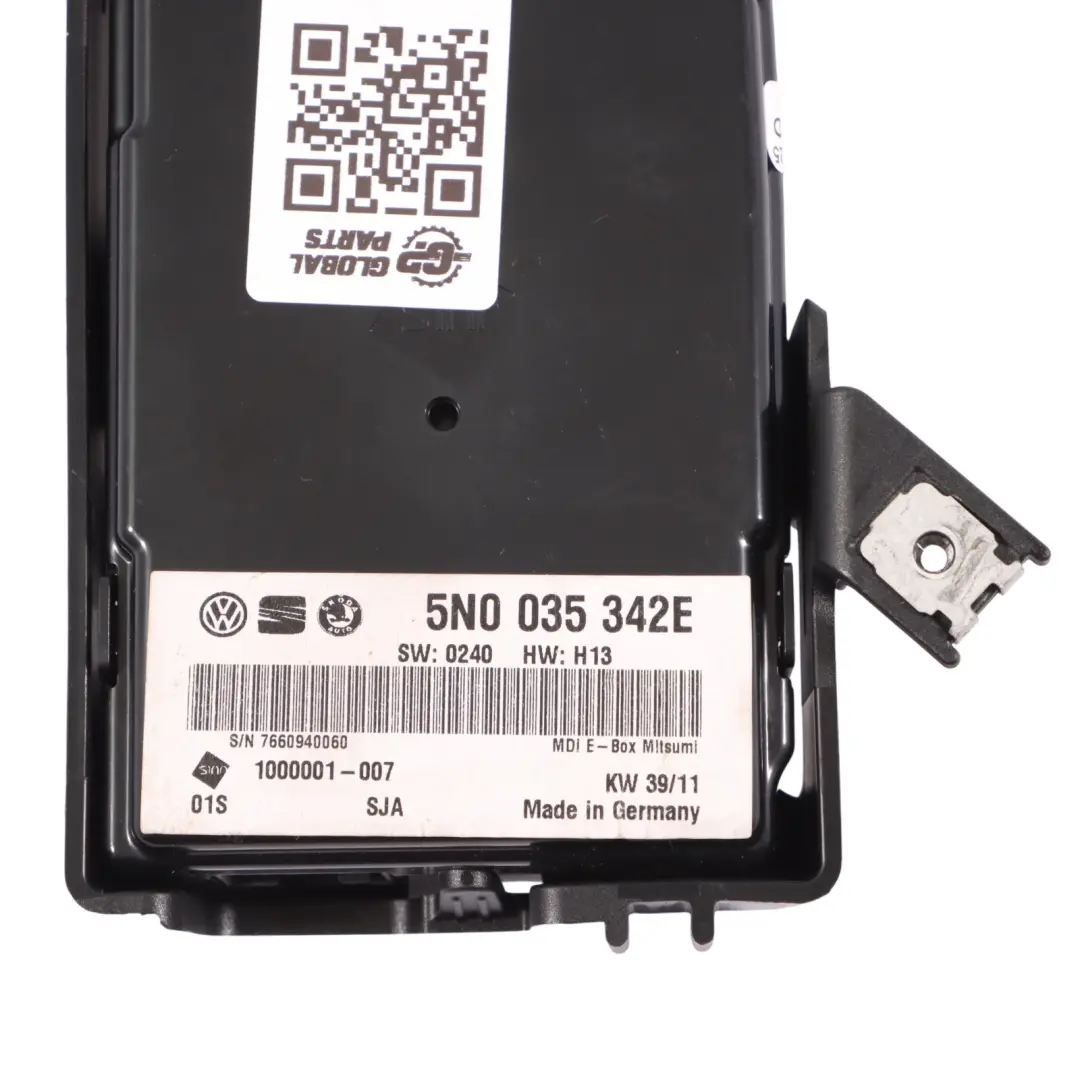 Modulo Interfaccia Controllo Elettronico Multimediale per VW Volkswagen Polo 6R con numero di parte 5N0035342E VW Volkswagen Polo 6R Modulo Interfaccia Controllo Elettronico Multimediale - SKU 5N0035342E - Numero di parte 5N0035342E