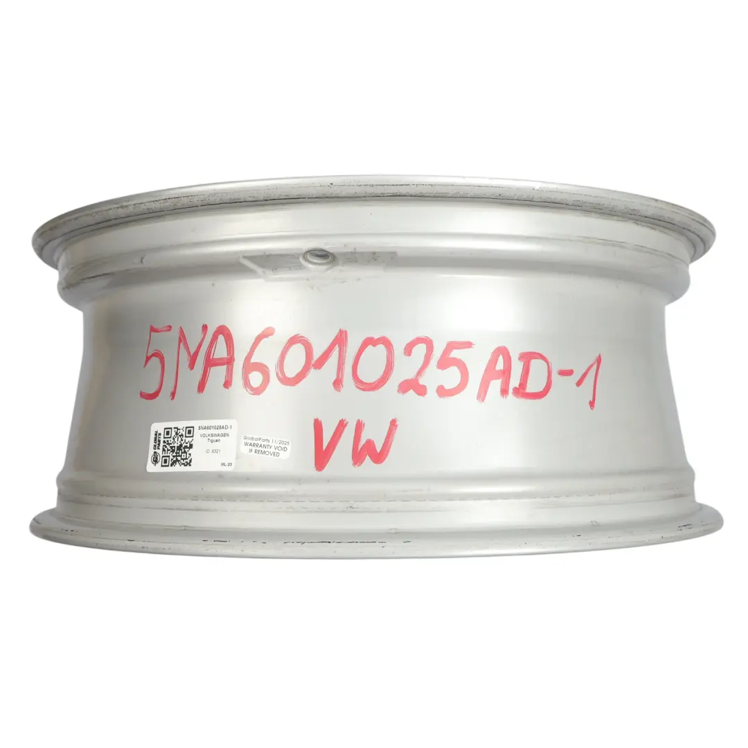 Volkswagen Tiguan AX1 Mk2 Felga Aluminiowa Srebrna 18" 7J ET:43 - SKU 5NA601025AD-1 - Numer Części 5NA601025AD