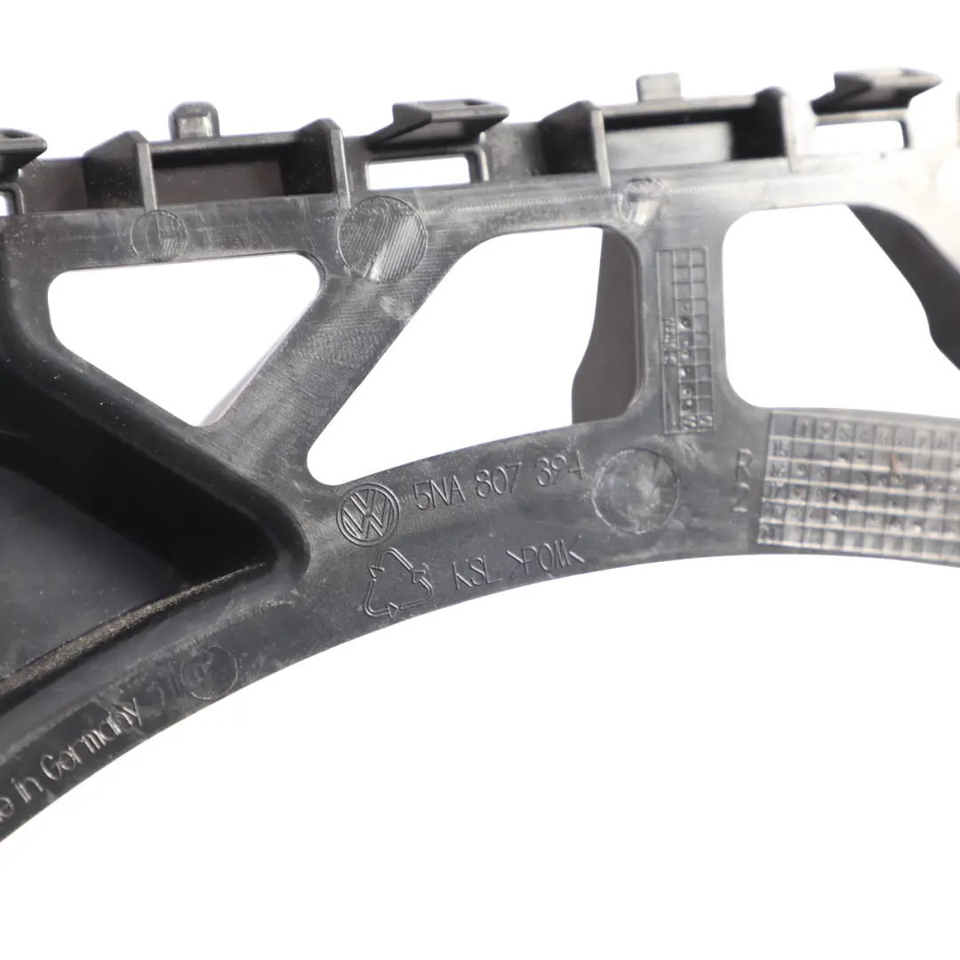 Mk2 Rear Bumper Side Mount Bracket Holder Right O/S to Volkswagen Tiguan with Part number 5NA807394 Volkswagen Tiguan Mk2 Rear Bumper Side Mount Bracket Holder Right O/S - SKU 5NA807394 - Part number 5NA807394