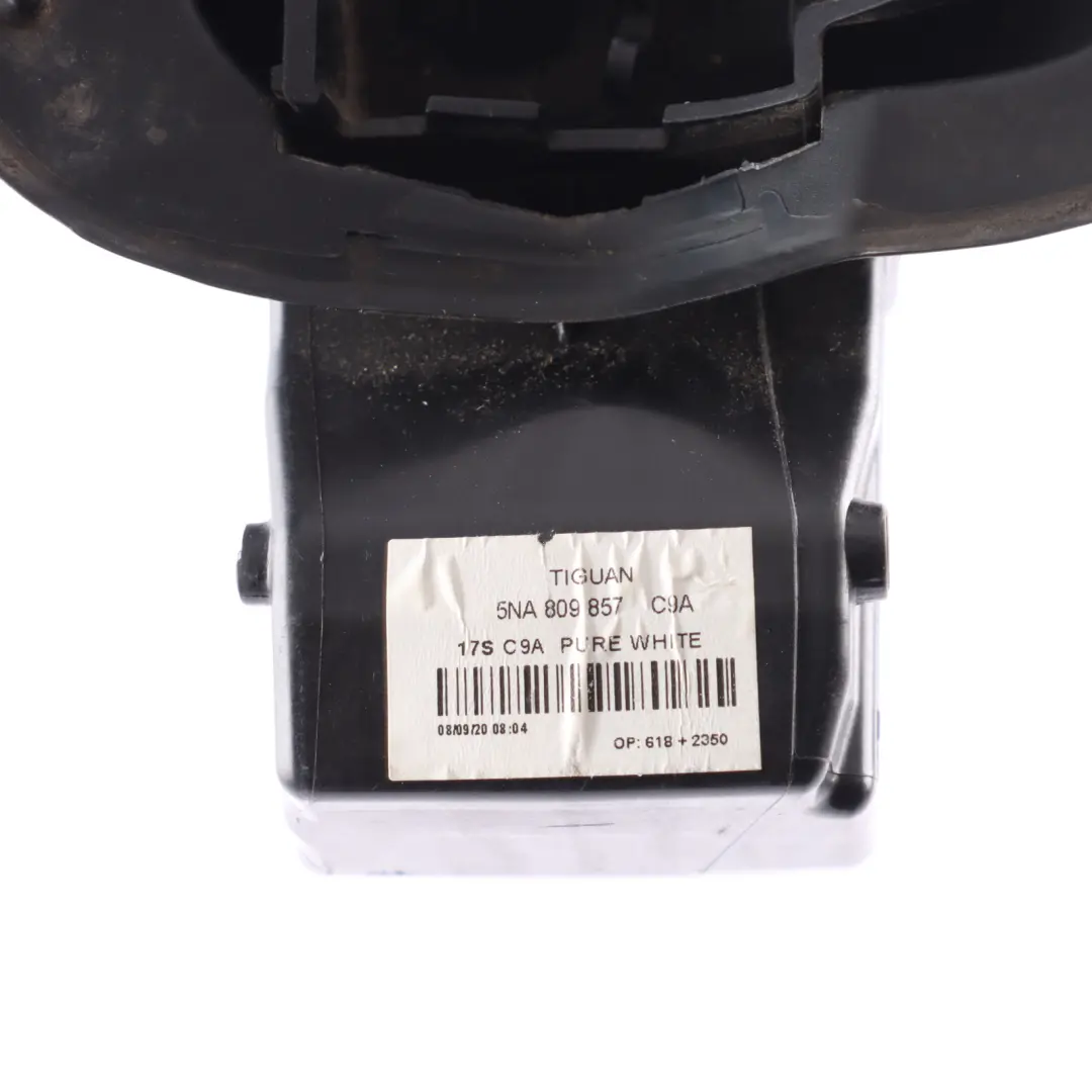 Filler Flap Cap Cover Trim Panel to VW Volkswagen Tiguan AX1 Fuel with Part number 5NA809857 VW Volkswagen Tiguan AX1 Fuel Filler Flap Cap Cover Trim Panel - SKU 5NA809857 - Part number 5NA809857