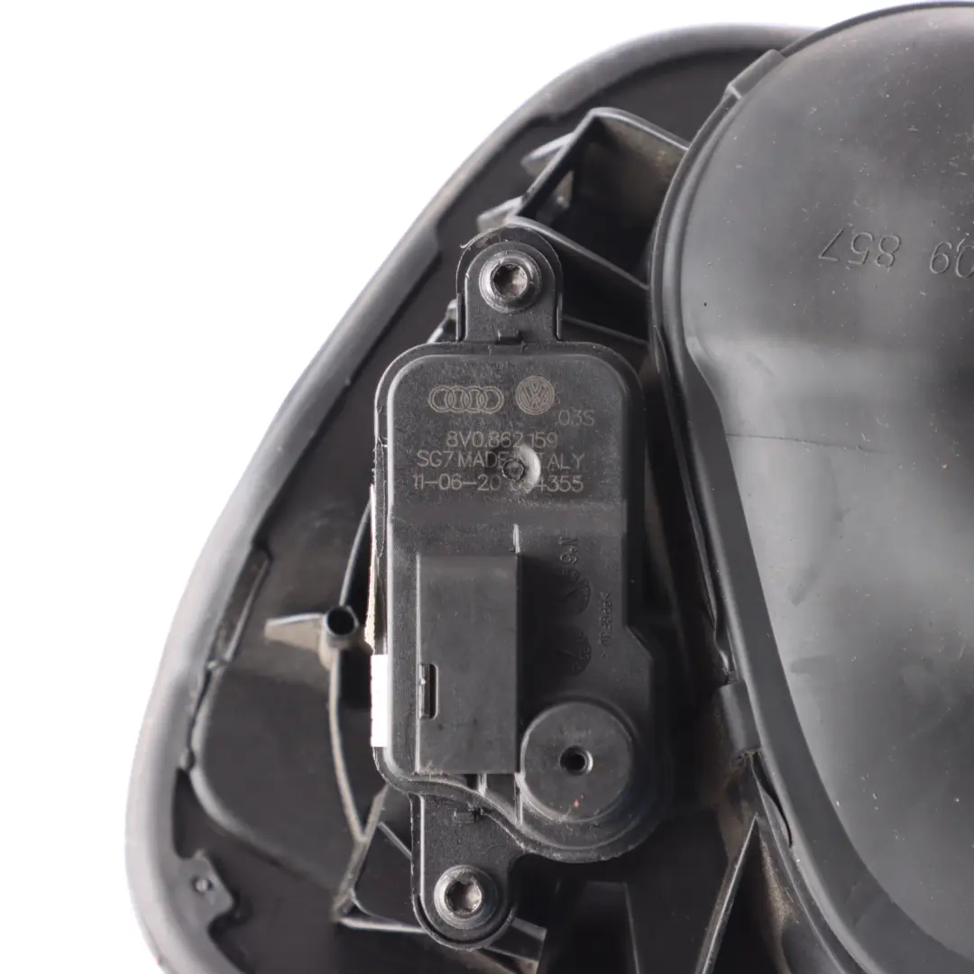 Filler Flap Cap Cover Trim Panel to VW Volkswagen Tiguan AX1 Fuel with Part number 5NA809857 VW Volkswagen Tiguan AX1 Fuel Filler Flap Cap Cover Trim Panel - SKU 5NA809857 - Part number 5NA809857