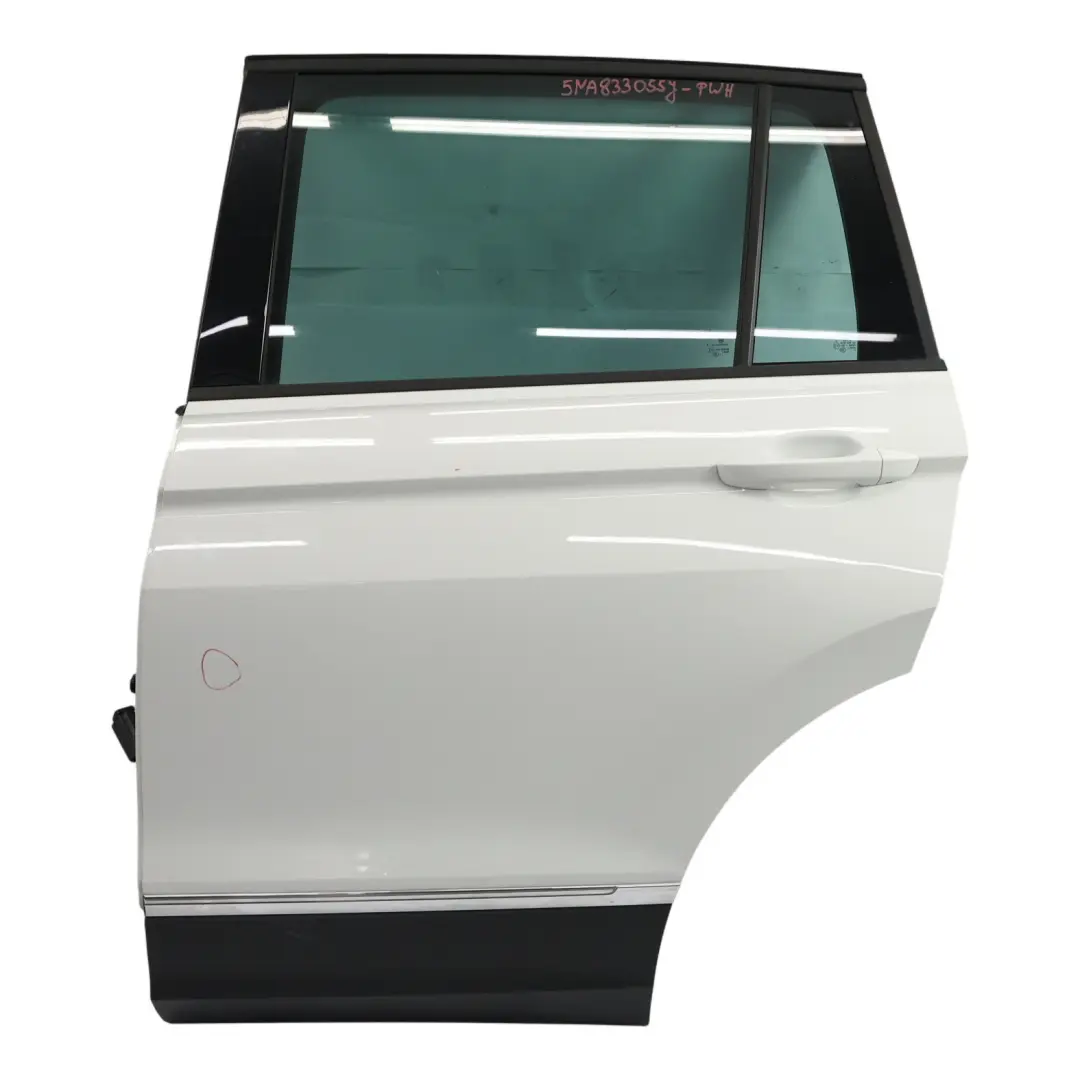 Porta Posteriore Sinistra Pure White Bianco - C9A per Volkswagen VW Tiguan AX1 con numero di parte 5NA833055J Volkswagen VW Tiguan AX1 Porta Posteriore Sinistra Pure White Bianco - C9A - SKU 5NA833055J-PWH - Numero di parte 5NA833055J