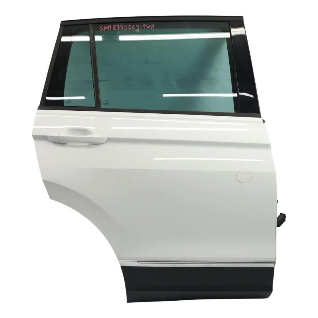 Volkswagen VW Tiguan AX1 Tür Hinten Links Pure White Weiss - C9A - SKU 5NA833056J-PWH - Teilenummer 5NA833056J