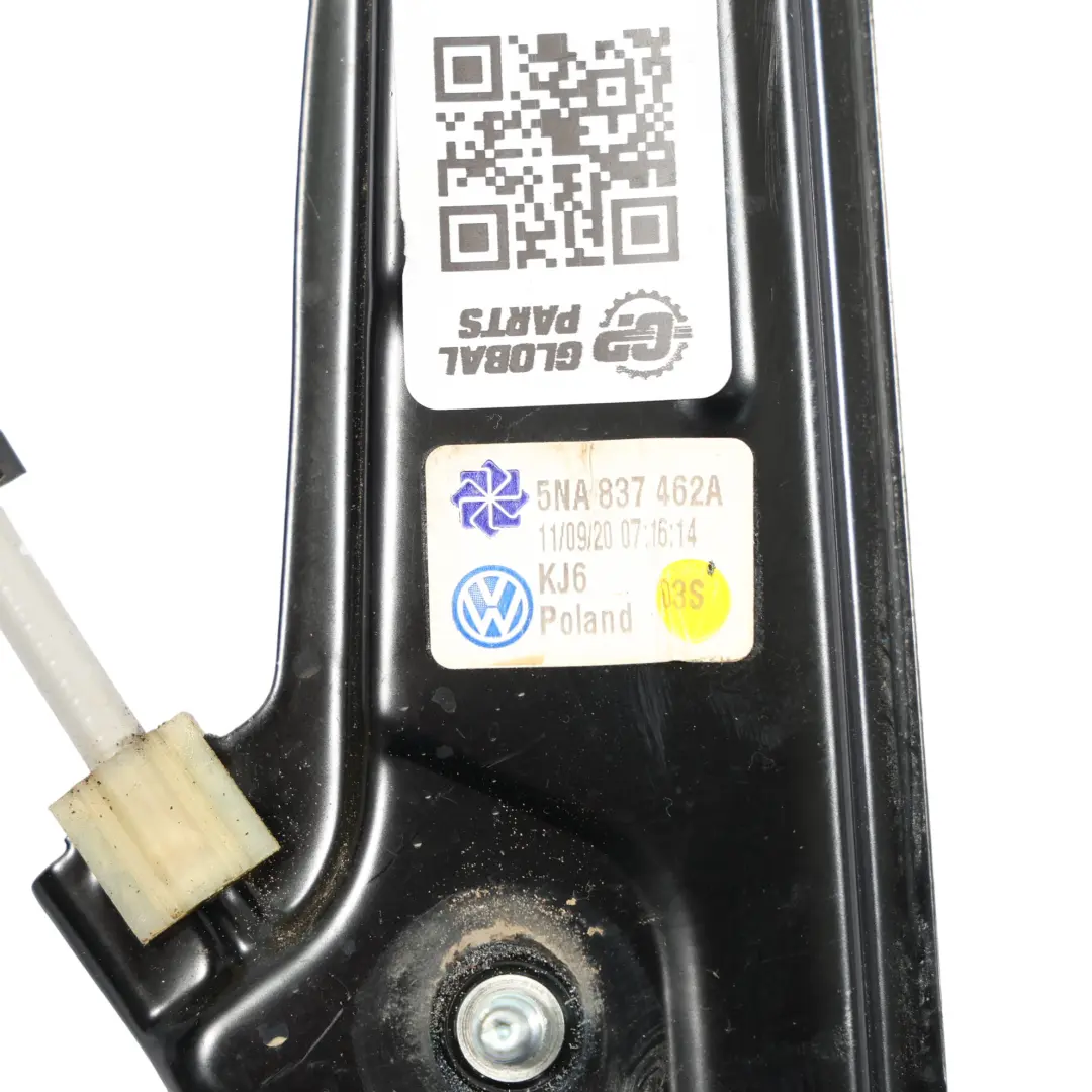 VW Tiguan AX1 Front Window Glass Regulator Mechanism Right O/S - SKU 5NA837462A - Part number 5NA837462A