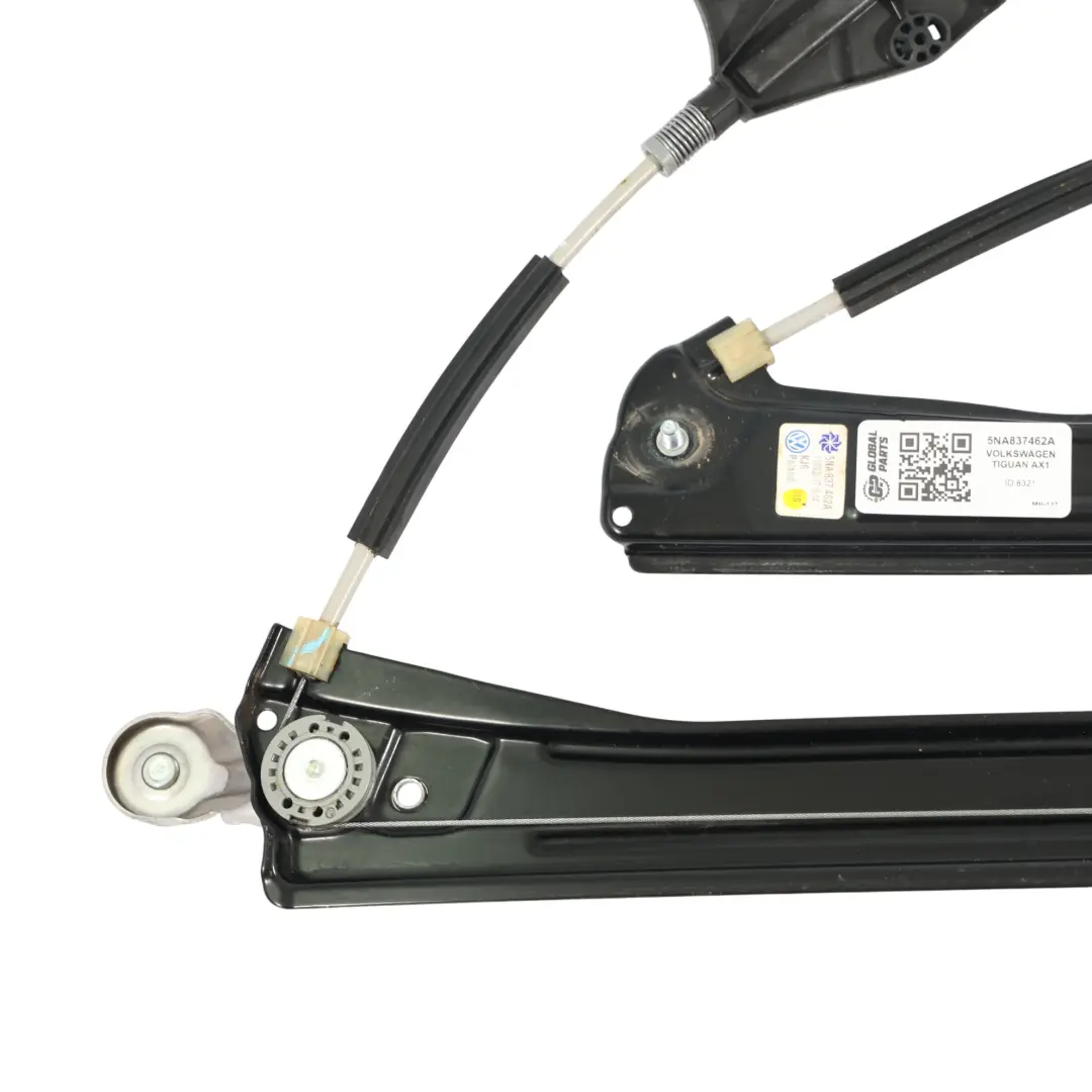 Cristal Regulador Mecanismo Derecho para VW Tiguan AX1 con número de pieza 5NA837462A VW Tiguan AX1 Cristal Regulador Mecanismo Derecho - SKU 5NA837462A - Número de pieza 5NA837462A