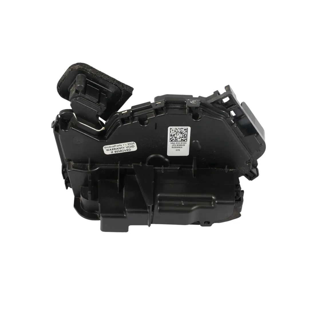 VW Volkswagen Tiguan AX1 Rear Door Lock Mechanism Right O/S Assembly - SKU 5NA839016D - Part number 5NA839016D