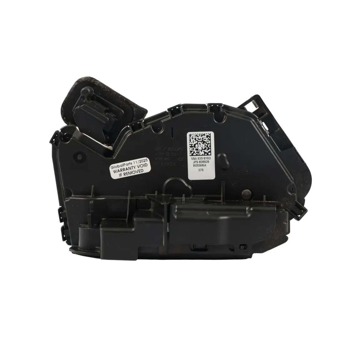 VW Tiguan AX1 Meccanismo Bloccaggio Porta Posteriore Destra Assembly - SKU 5NA839016D - Numero di parte 5NA839016D
