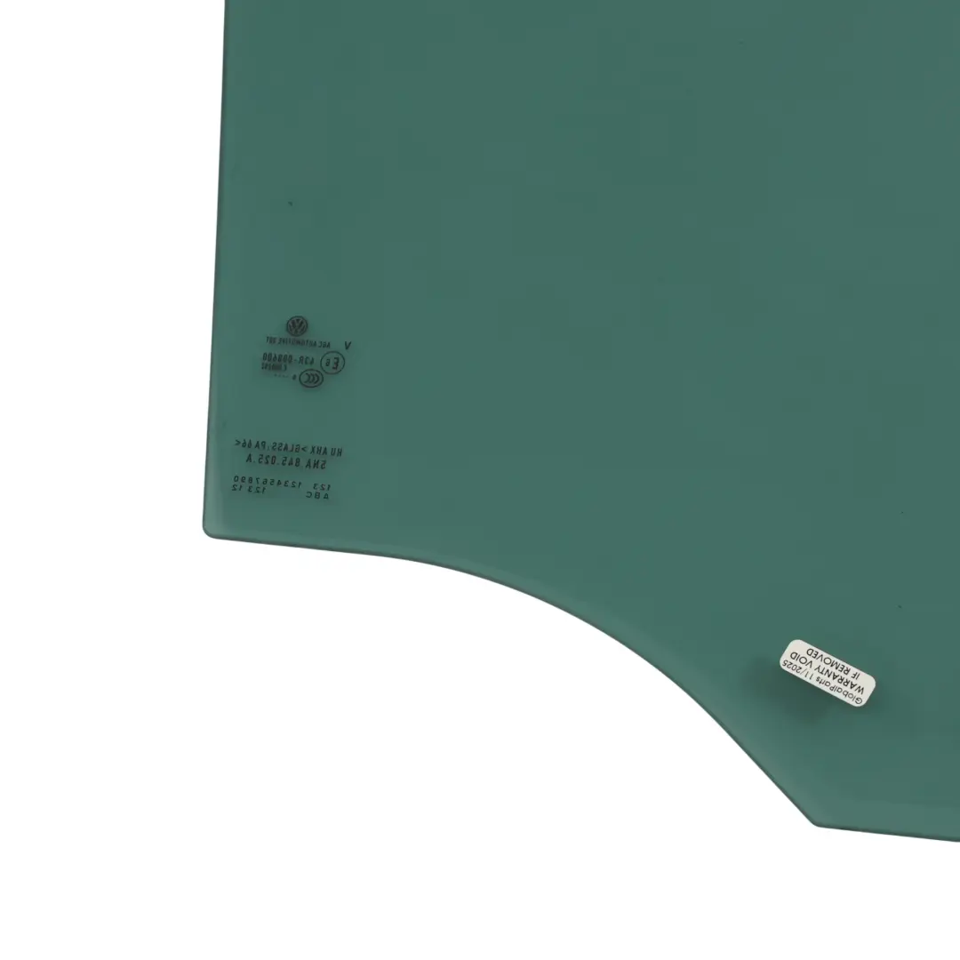 Mk2 AX1 Door Window Glass Rear Left N/S to Volkswagen Tiguan with Part number 5NA845025A Volkswagen Tiguan Mk2 AX1 Door Window Glass Rear Left N/S - SKU 5NA845025A - Part number 5NA845025A