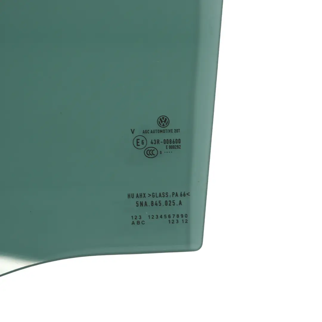 Mk2 AX1 Cristal Puerta Trasera Izquierda para Volkswagen Tiguan con número de pieza 5NA845025A Volkswagen Tiguan Mk2 AX1 Cristal Puerta Trasera Izquierda - SKU 5NA845025A - Número de pieza 5NA845025A