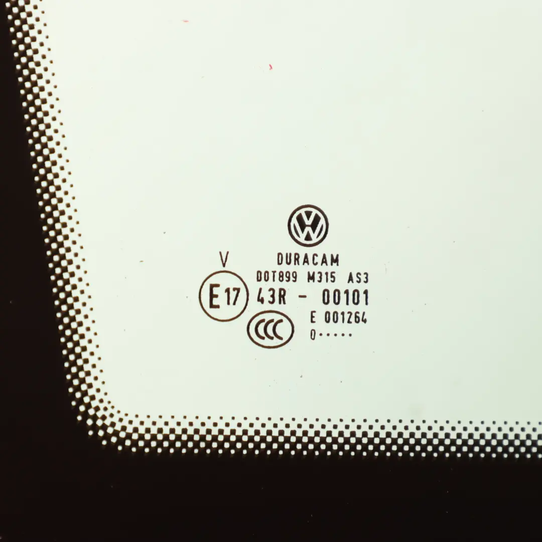 Volkswagen VW Tiguan AX1 Side Window Rear Left N/S Fixed Glass Tinted AS3 - SKU 5NA845041M - Part number 5NA845041M