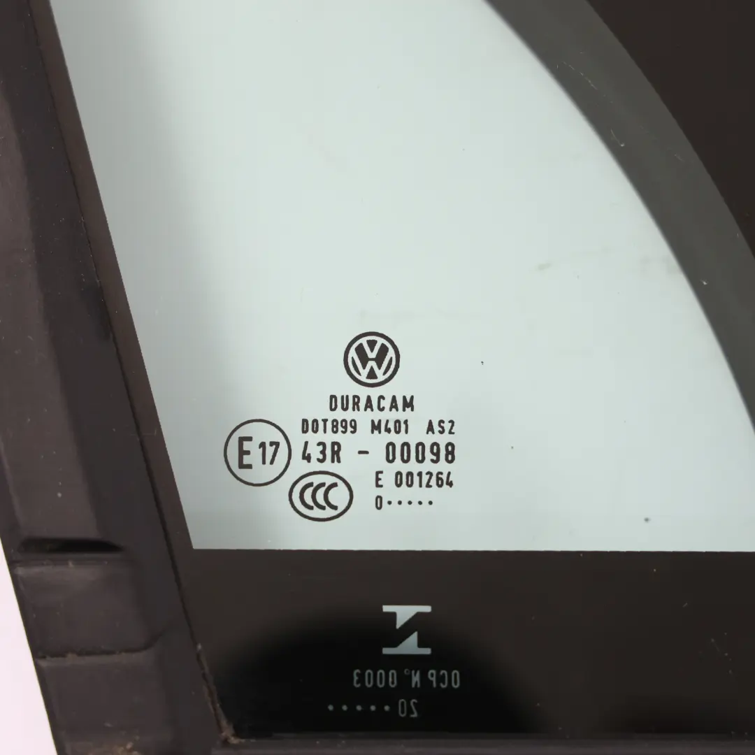VW Tiguan AX1 Ventana Lateral Triángulo Fijo Cristal AS2 Delantero Derecho - SKU 5NA845114F - Número de pieza 5NA845114F