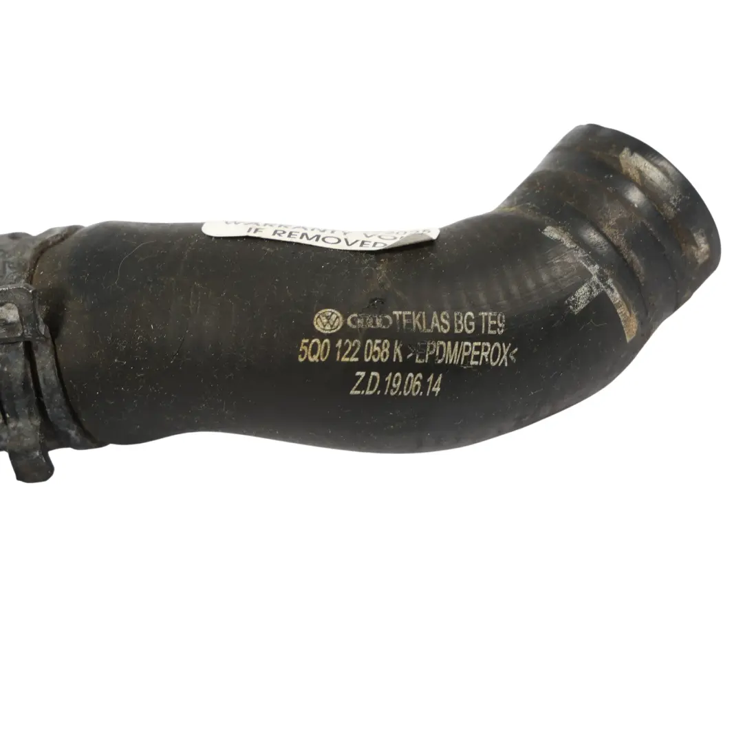 8S 2.0 Benzin Motor Kühlmittel Schlauch Leitung Rohr für Audi S3 8V TT mit Teilenummer 5Q0122058K Audi S3 8V TT 8S 2.0 Benzin Motor Kühlmittel Schlauch Leitung Rohr - SKU 5Q0122058K - Teilenummer 5Q0122058K