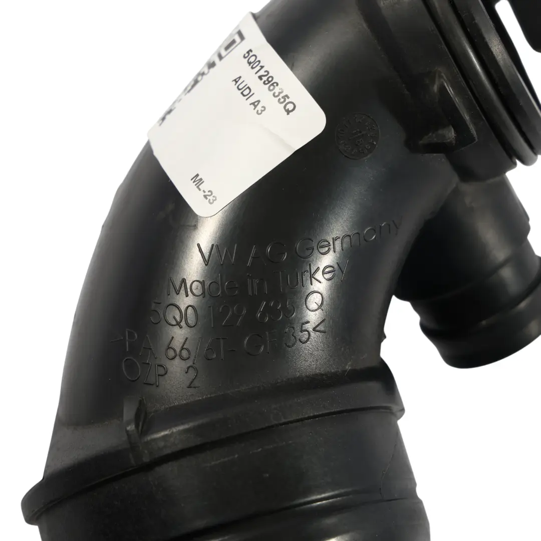Audi A3 8V VW Golf Mk7 Ansaugschlauch Verbinder Krümmer Rohr 5Q0129635E - SKU 5Q0129635Q - Teilenummer 5Q0129635Q