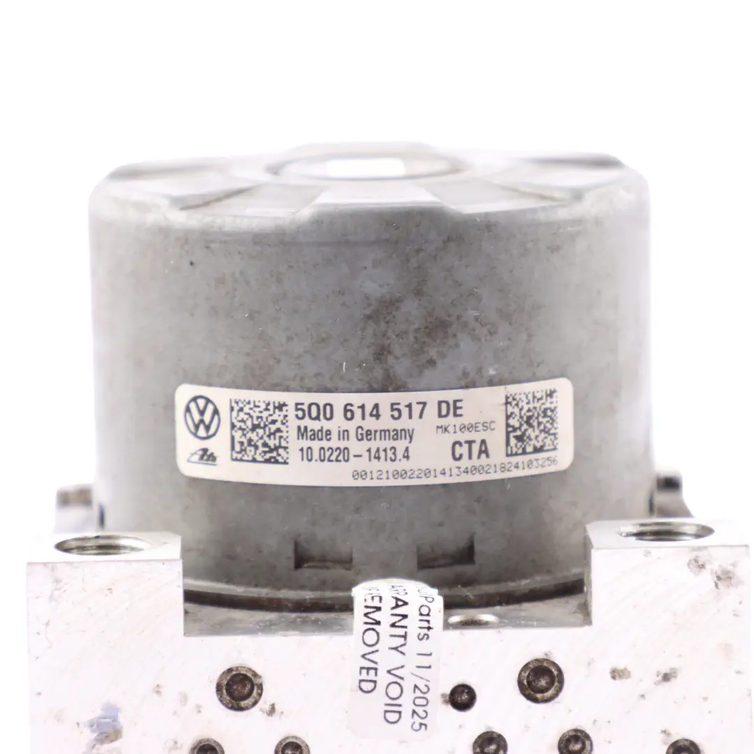 Volkswagen Golf Mk7 ABS Pumpe Hydraulische Bremspumpe Steuermodul - SKU 5Q0614517DE - Teilenummer 5Q0614517DE