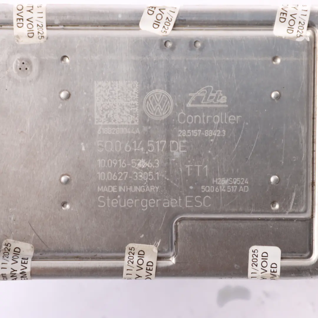Volkswagen Golf Mk7 ABS Pump Hydraulic Brake Pump Control Module - SKU 5Q0614517DE - Part number 5Q0614517DE