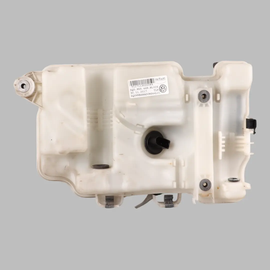 Depósito Líquido Limpiaparabrisas 5Q0955448BA para Audi A3 S3 8V con número de pieza 5Q0955453BA Audi A3 S3 8V Depósito Líquido Limpiaparabrisas 5Q0955448BA - SKU 5Q0955453BA - Número de pieza 5Q0955453BA