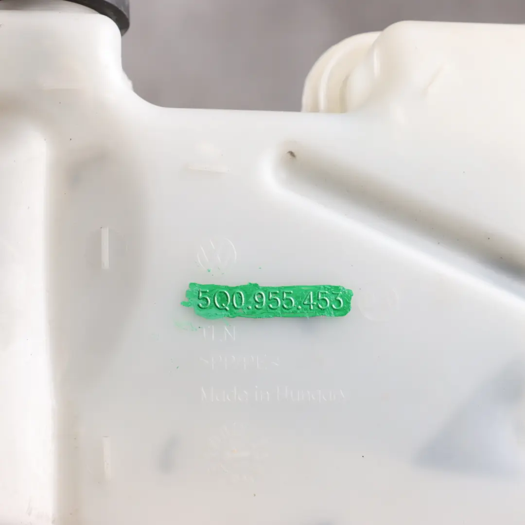 Windscreen Washer Tank Fluid Bottle Reservoir 5Q0955448BA to Audi A3 S3 8V with Part number 5Q0955453BA Audi A3 S3 8V Windscreen Washer Tank Fluid Bottle Reservoir 5Q0955448BA - SKU 5Q0955453BA - Part number 5Q0955453BA