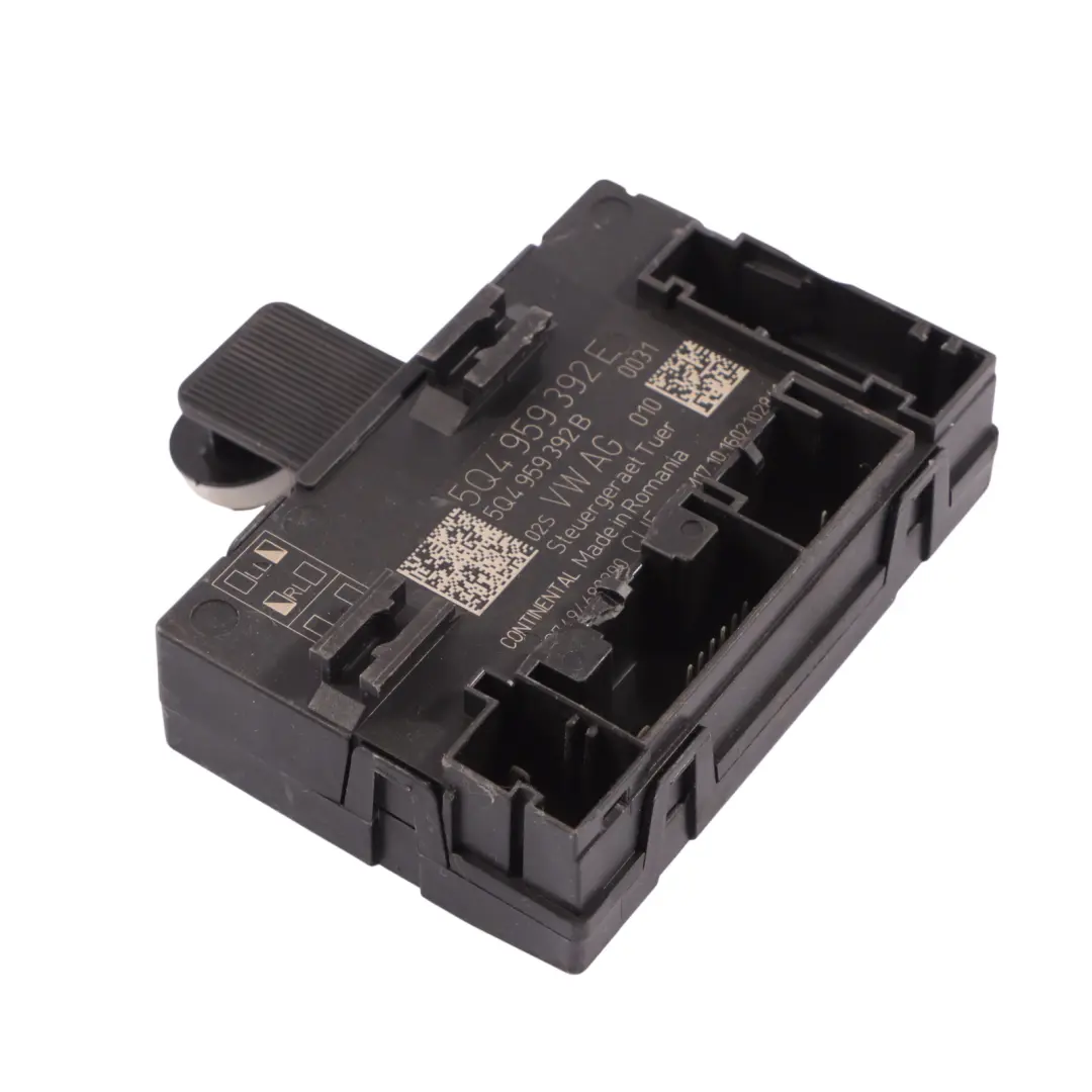 Modulo Porta Anteriore Unità ECU Lato Passeggero per Skoda Octavia 5E con numero di parte 5Q4959392E Skoda Octavia 5E Modulo Porta Anteriore Unità ECU Lato Passeggero - SKU 5Q4959392E - Numero di parte 5Q4959392E