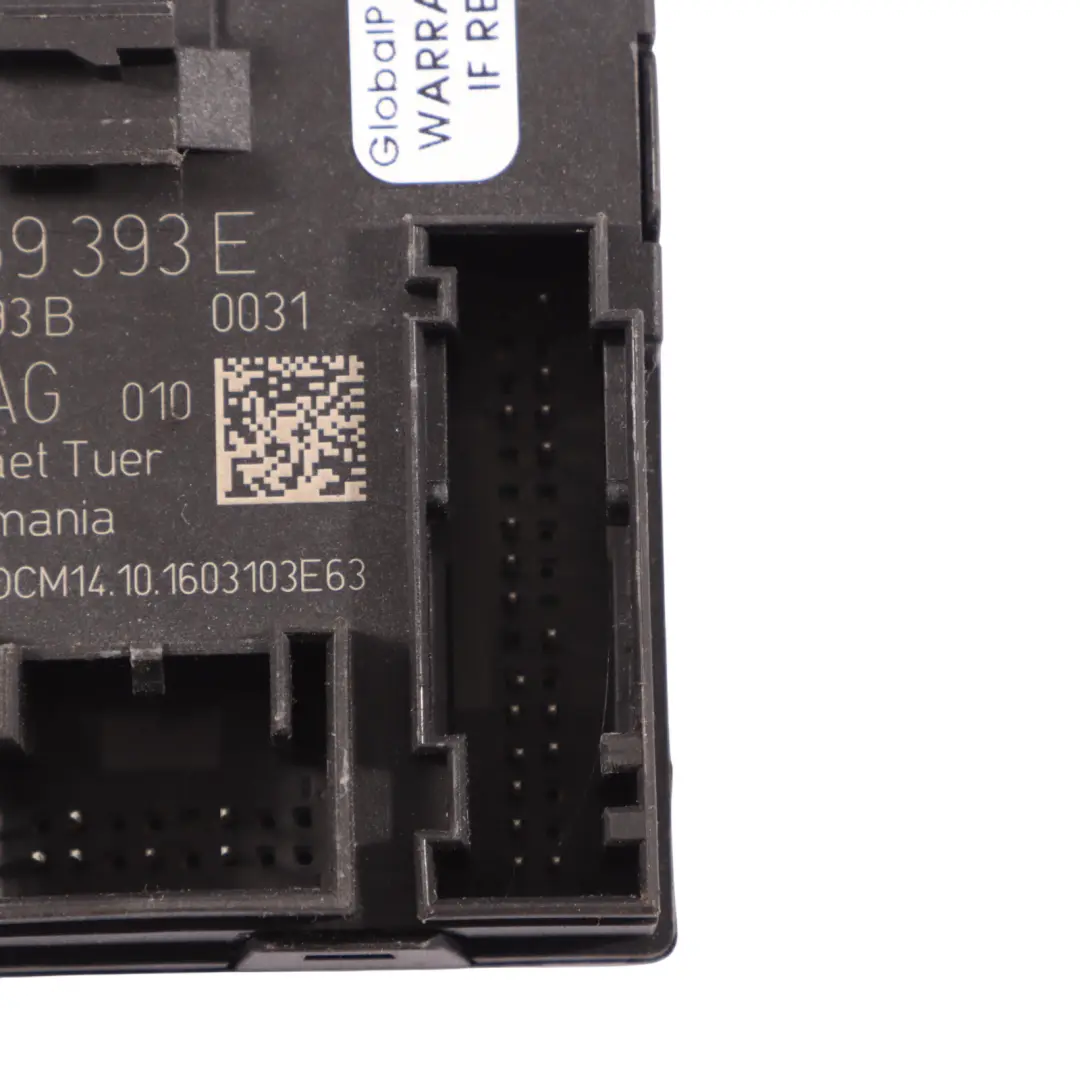 Moduł Sterownik Drzwi Przód ECU Strona Kierowcy 5Q4959392E do Skoda Octavia 5E o numerze 5Q4959393E Skoda Octavia 5E Moduł Sterownik Drzwi Przód ECU Strona Kierowcy 5Q4959392E - SKU 5Q4959393E - Numer Części 5Q4959393E