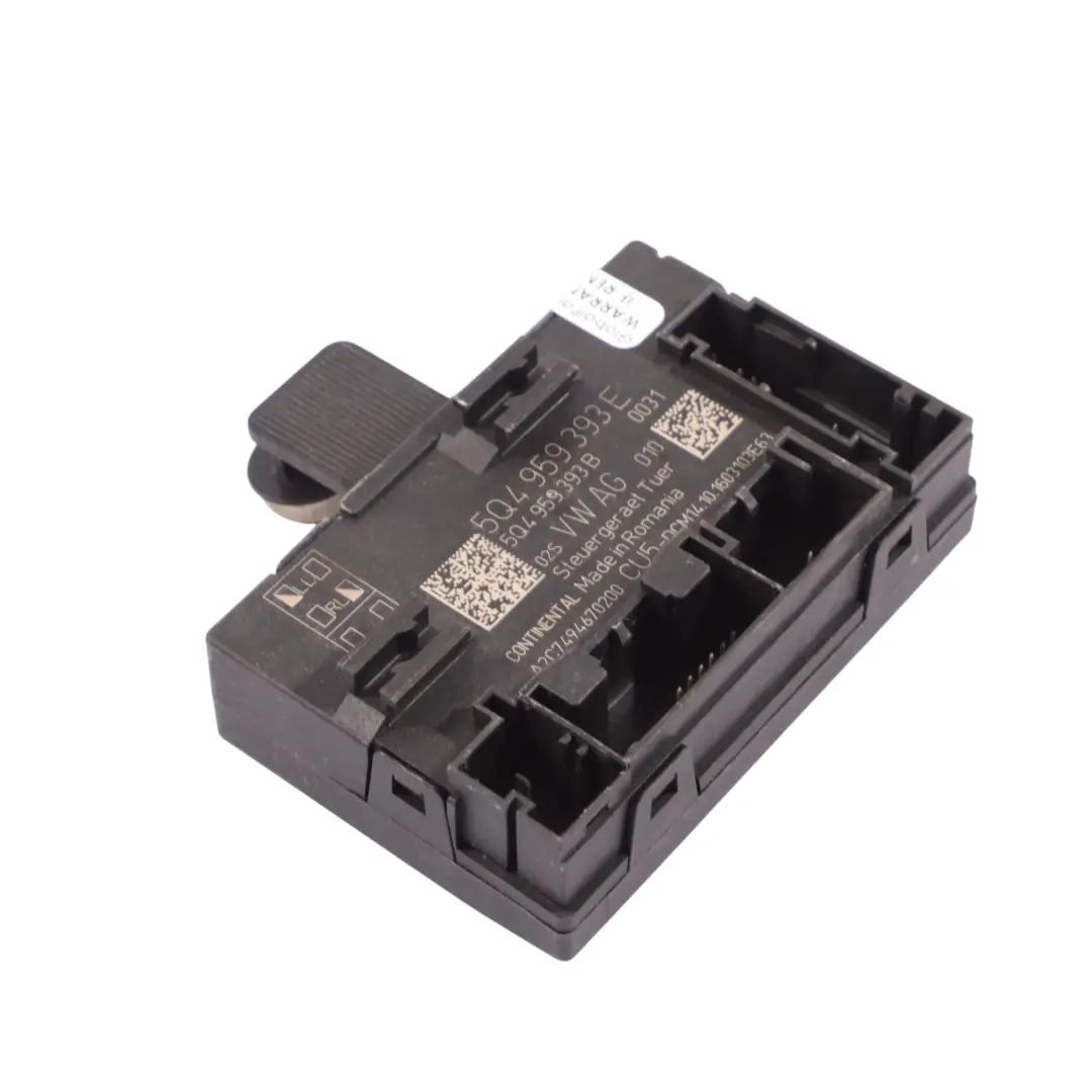 Skoda Octavia 5E Fronttürmodul Steuergerät ECU Fahrerseite 5Q4959392E - SKU 5Q4959393E - Teilenummer 5Q4959393E