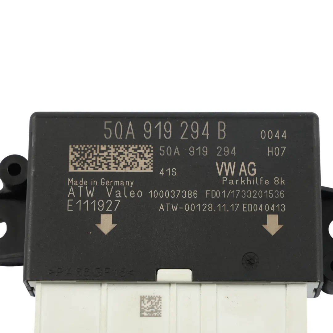 Audi A3 8V VW Volkswagen Golf VII PDC Park Assist Control Module Unit - SKU 5QA919294B - Part number 5QA919294B