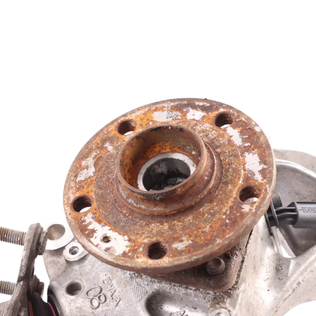 Audi S3 8Y Vorderradträger Radnabenhalter Bremsplatte Links 5WA407257B - SKU 5WA407253B-1 - Teilenummer 5WA407253B