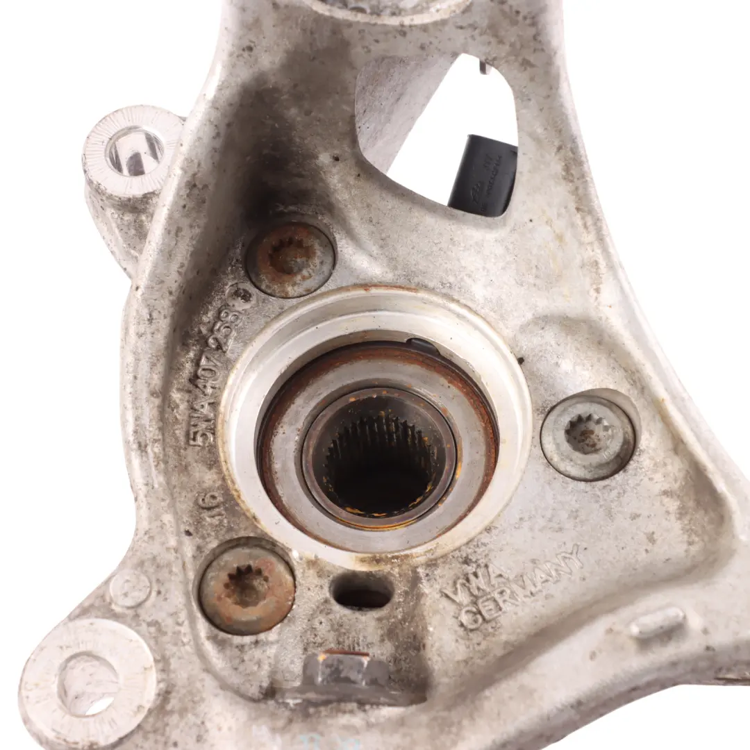 Audi RS3 8Y Wheel Carrier Front Wheel Hub Holder Bearing Right O/S 5WA407258B - SKU 5WA407254B-1 - Part number 5WA407254B