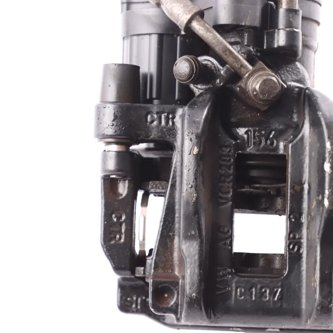 Audi A3 S3 8Y Rear Brake Caliper Right O/S Wheel Brake Housing Black - SKU 5WA615424D - Part number 5WA615424D