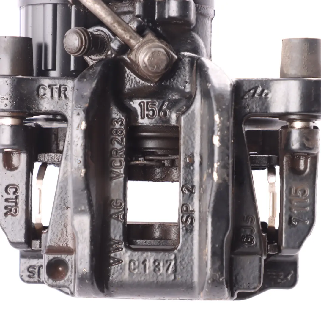 Audi A3 S3 8Y Rear Brake Caliper Right O/S Wheel Brake Housing Black - SKU 5WA615424D - Part number 5WA615424D