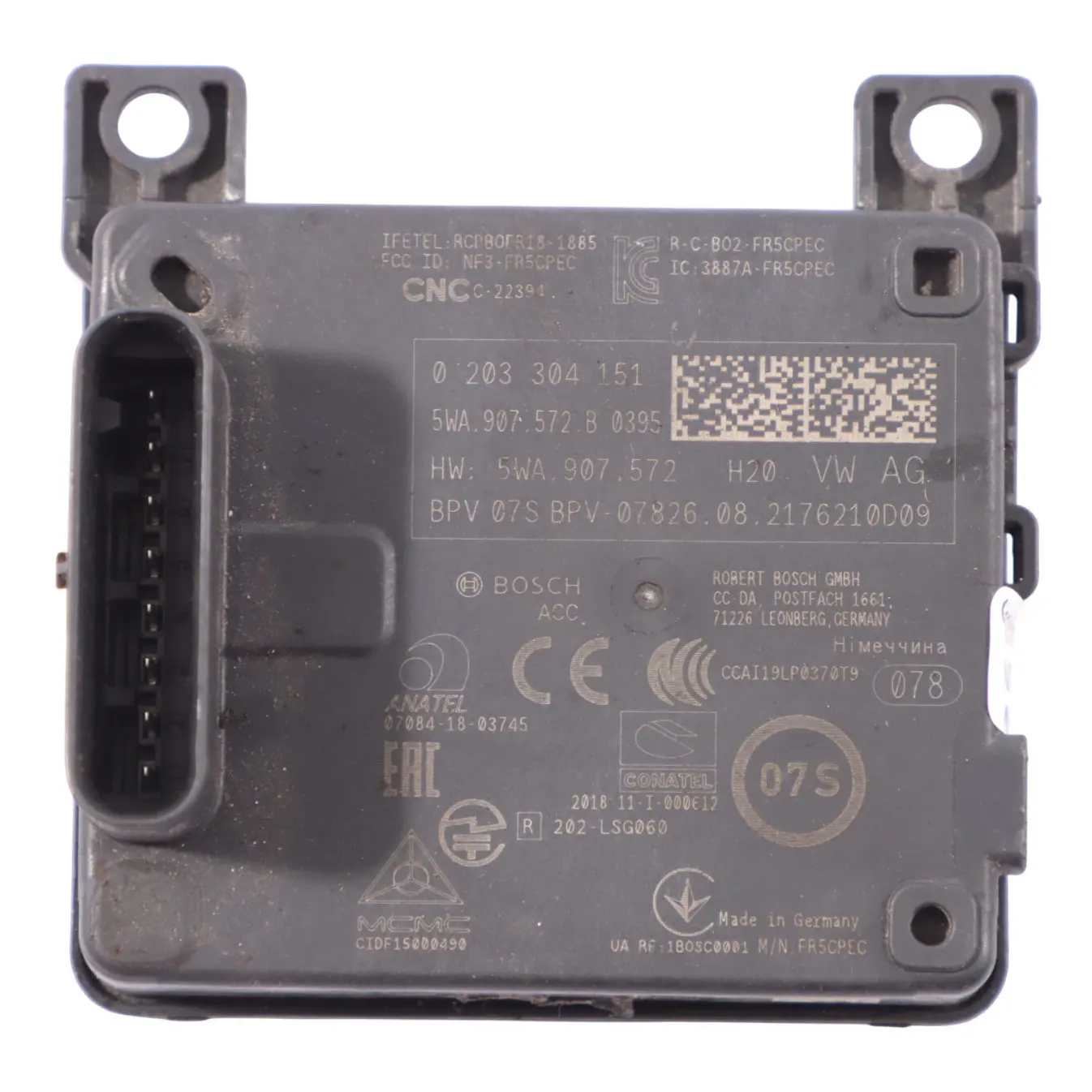 Audi A3 8Y Adaptiver Tempomat Radar Sensor Steuergerät 5WA907572B