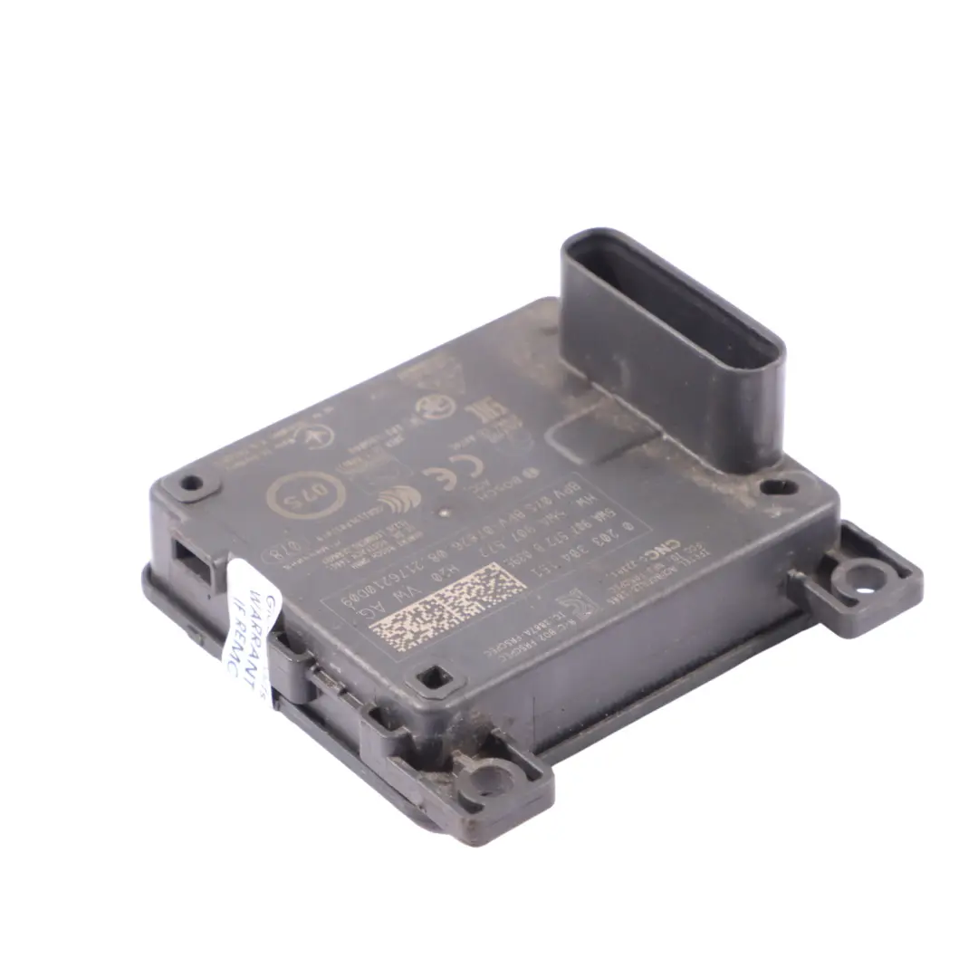 8Y Adaptiver Tempomat Radar Sensor Steuergerät für Audi A3 mit Teilenummer 5WA907572B Audi A3 8Y Adaptiver Tempomat Radar Sensor Steuergerät - SKU 5WA907572B - Teilenummer 5WA907572B