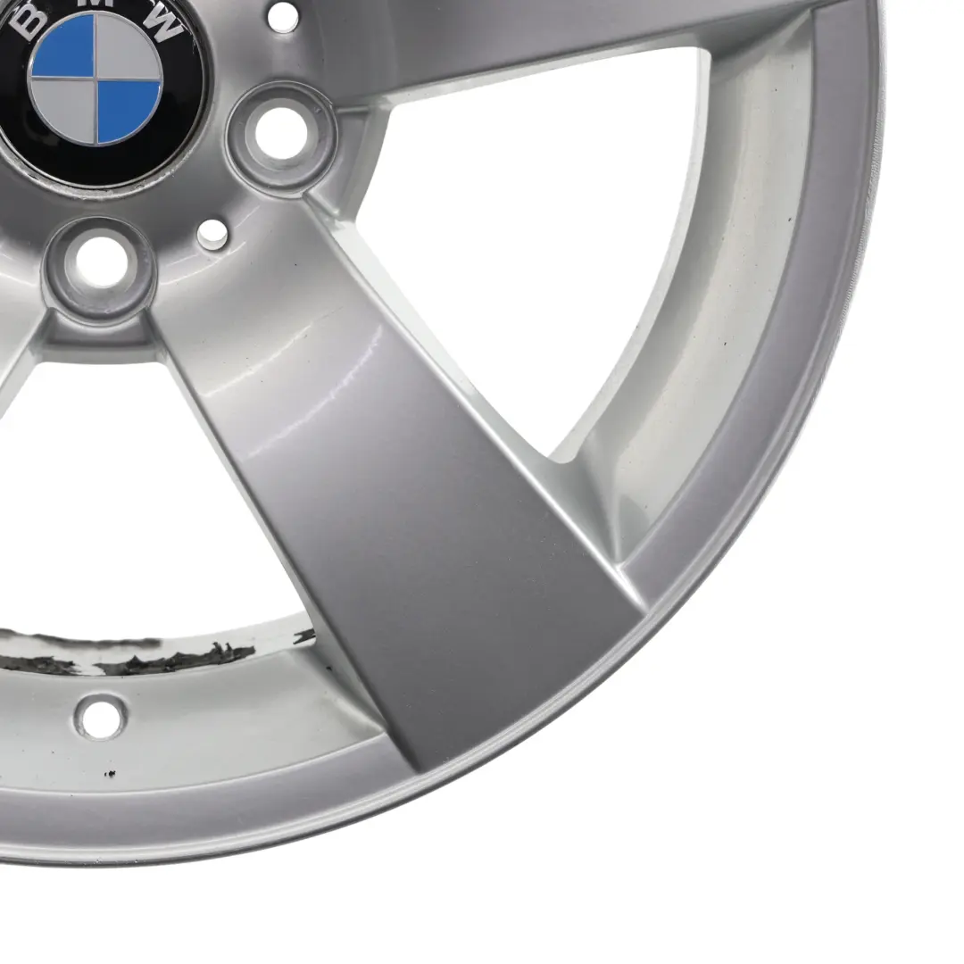 BMW E60 E61 Jante Alliage Argentée 17" ET:20 8J Rayons Étoile 122 - SKU 6760615-2 - Numéro de pièce 6760615