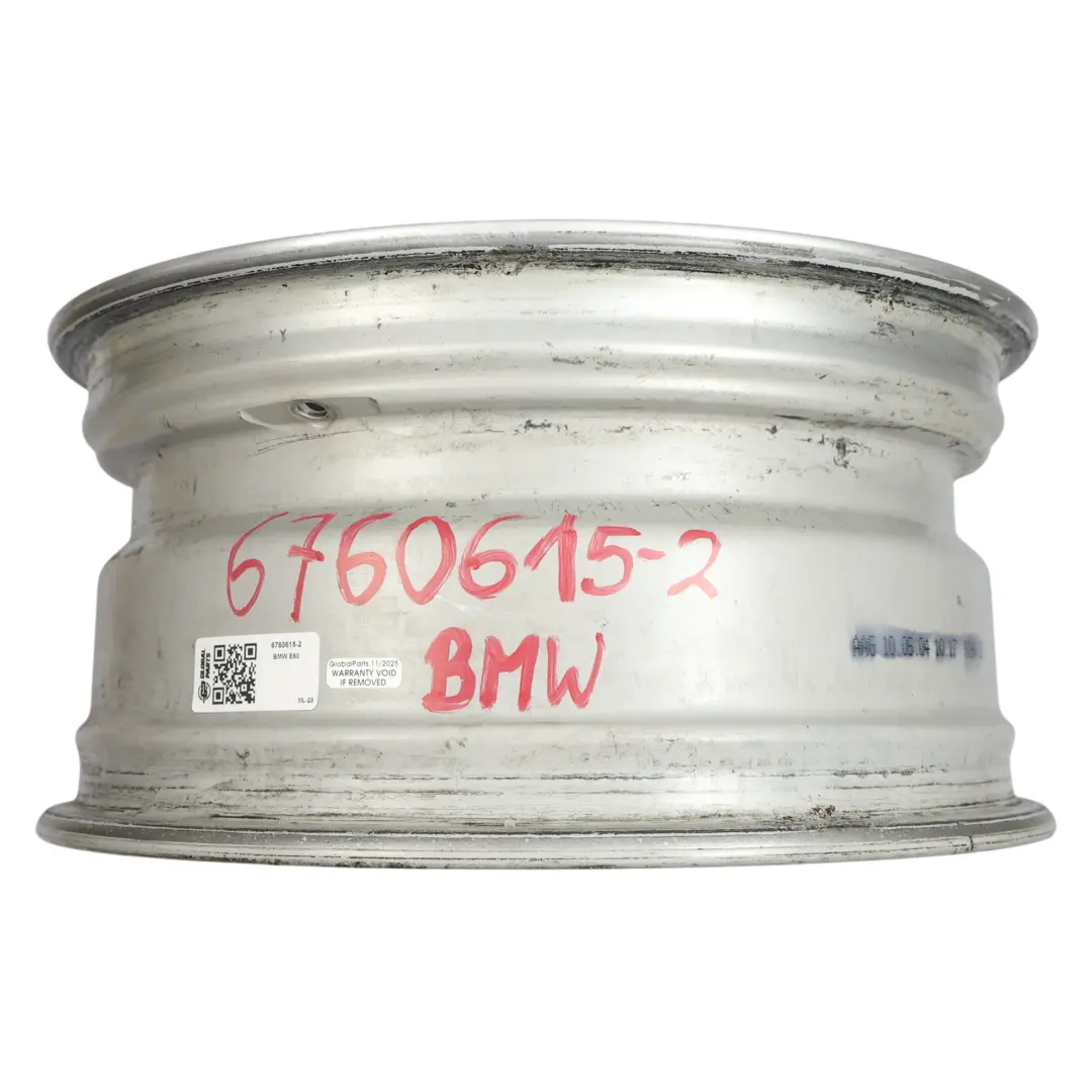 BMW E60 E61 Leicht Metall Felge Silber 17" Sternspeiche 122 ET:20 8J - SKU 6760615-2 - Teilenummer 6760615