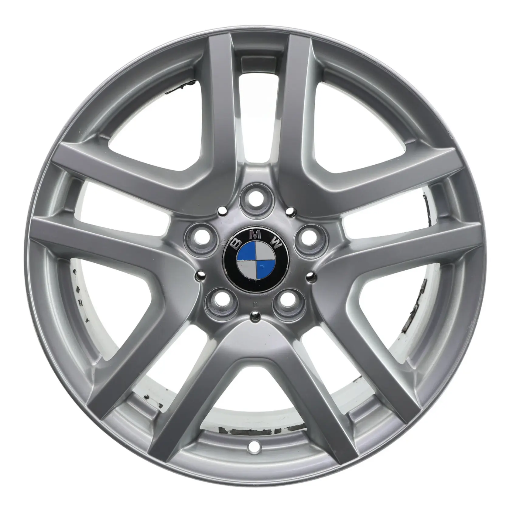 BMW X5 E53 Silver Light Alloy Wheel Rim V spoke 130 17" 7,5J ET:40 6761929