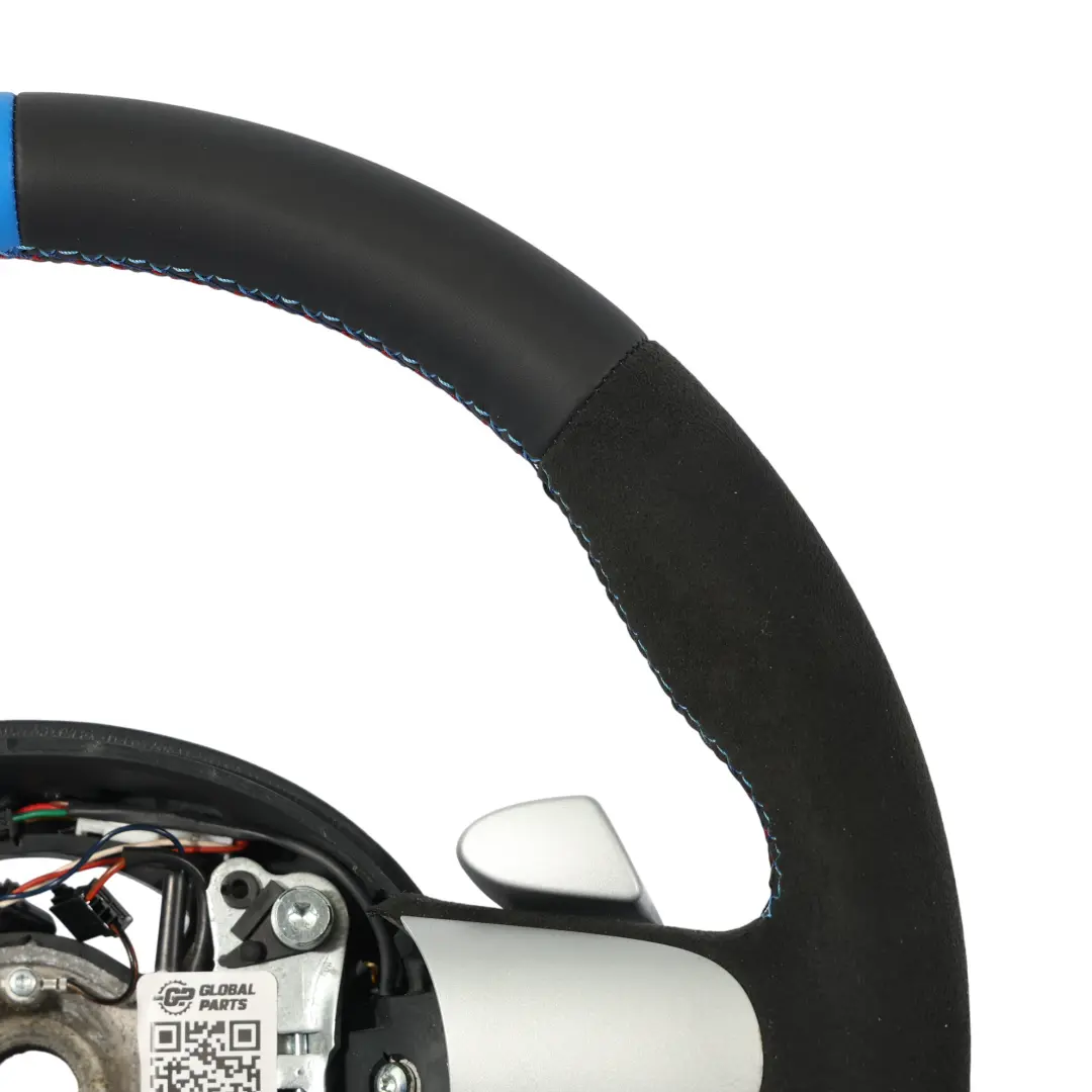 Mini Cooper R50 R52 NEW Black Leather Steering Wheel M-tricoloured Steptronic - SKU 6765660-1 - Part number 6765660