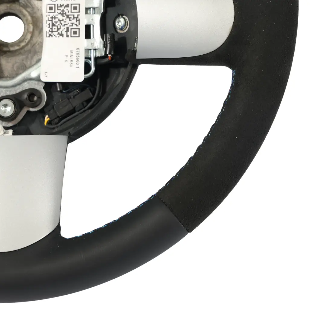 Mini Cooper R50 R52 Nuova Pelle Nera Volante M-Tricolori Steptronic - SKU 6765660-1 - Numero di parte 6765660