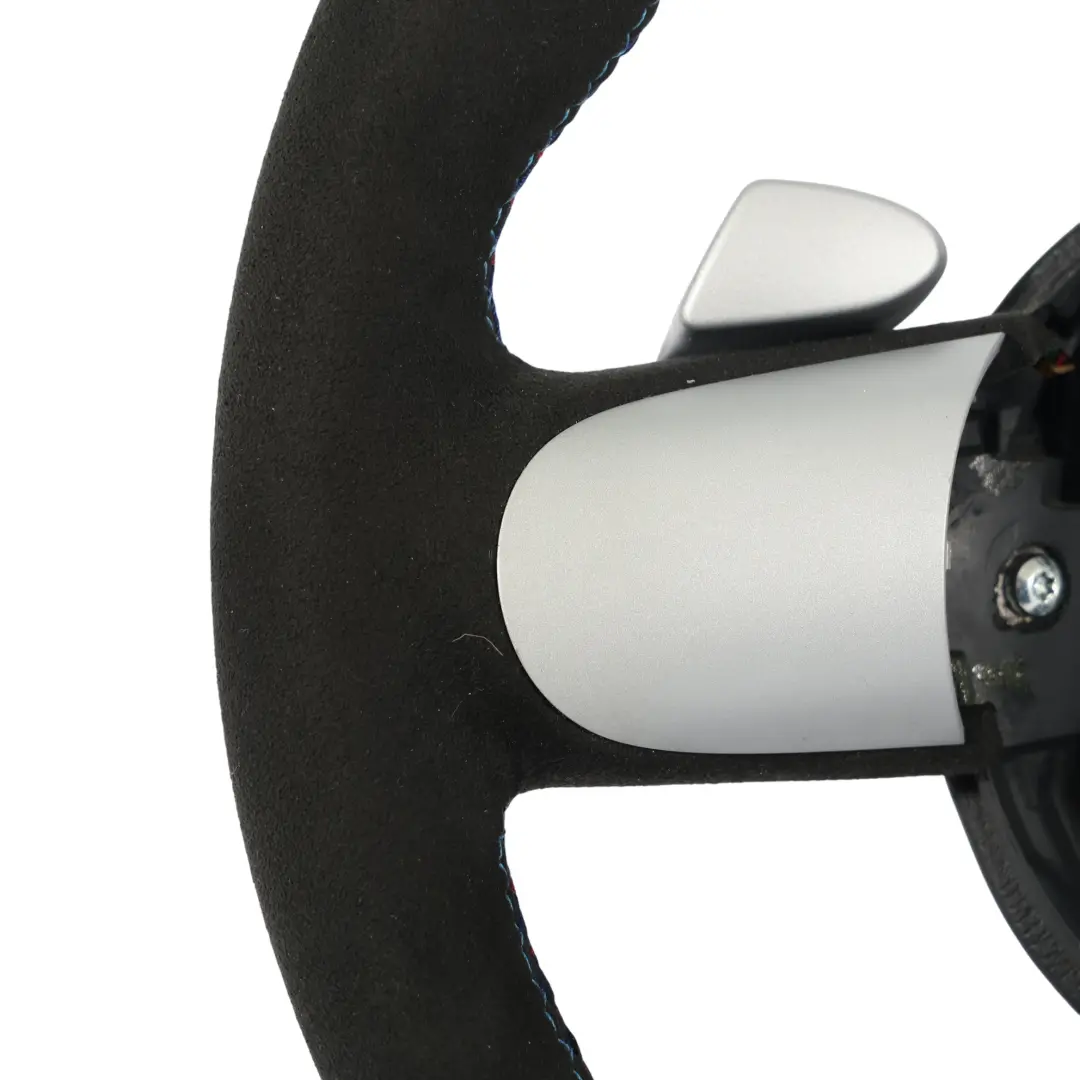 NEU Schwarz Leder / Alcantara Lenkrad 3 Farben Steptronic für Mini Cooper R50 R53 mit Teilenummer 6765660 Mini Cooper R50 R53 NEU Schwarz Leder / Alcantara Lenkrad 3 Farben Steptronic - SKU 6765660-1 - Teilenummer 6765660