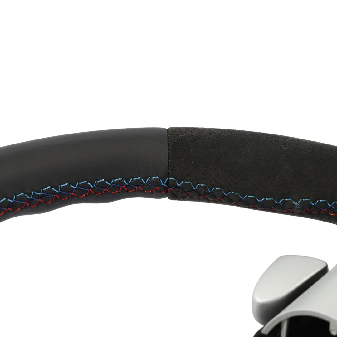 Mini Cooper R50 R52 NEW Black Leather Steering Wheel M-tricoloured Steptronic - SKU 6765660-1 - Part number 6765660