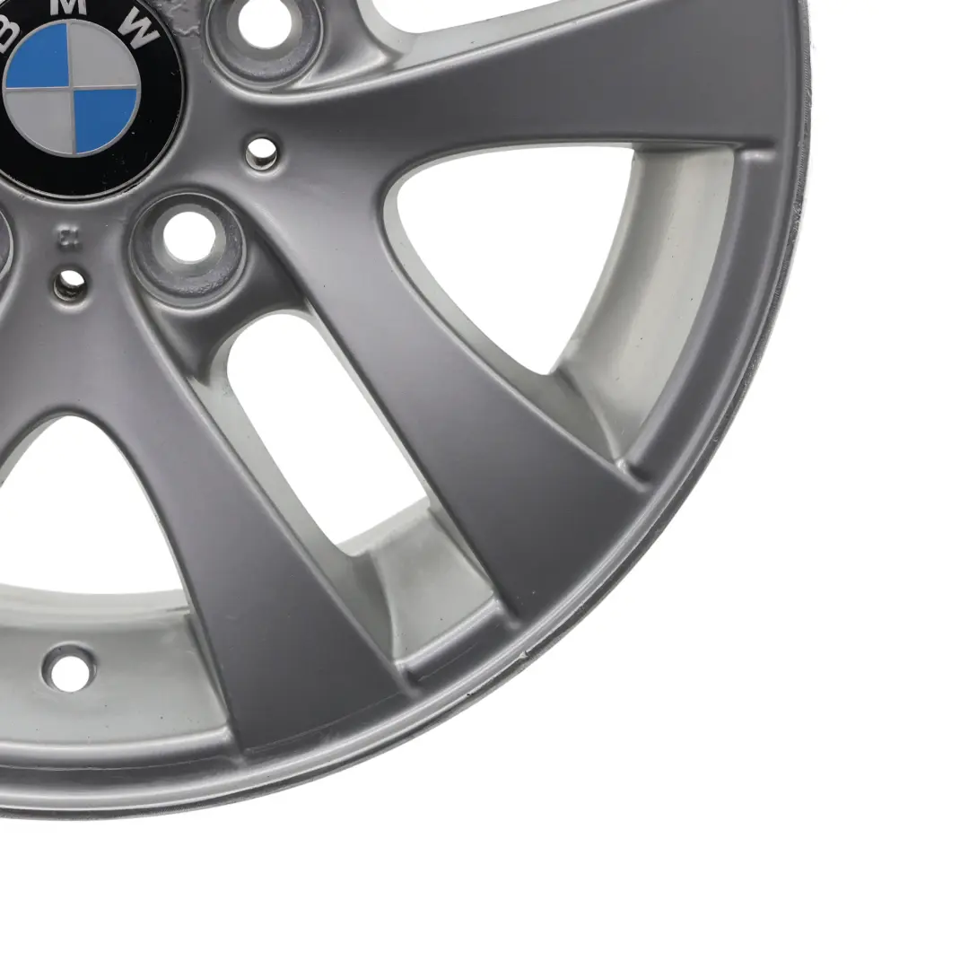 BMW E90 E91 Plata Aluminio Llanta de 16" Rayo Doble 156 7J ET:3 4 - SKU 6765810-2 - Número de pieza 6765810