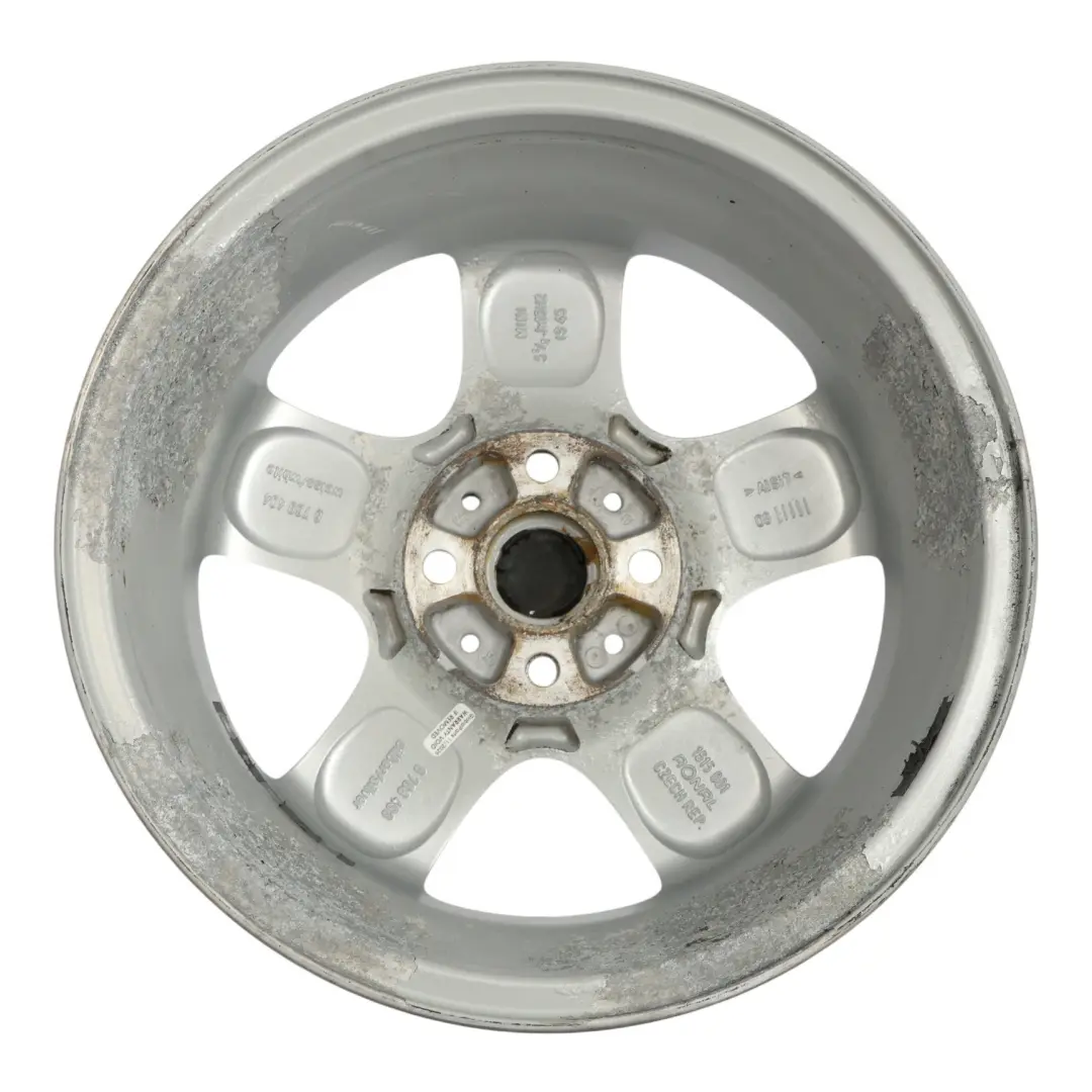 Mini Cooper One R50 R55 R56 Silver Wheel Alloy Rim 15" 5-Start Spooler 100 - SKU 6768498-1 - Part number 6768498