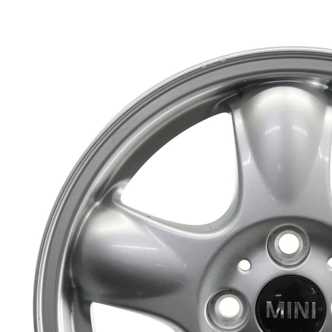 Mini Cooper R50 R56 Jantes Alu Alliage Argent 15" etoile Spooler 100 - SKU 6768498-1 - Numéro de pièce 6768498