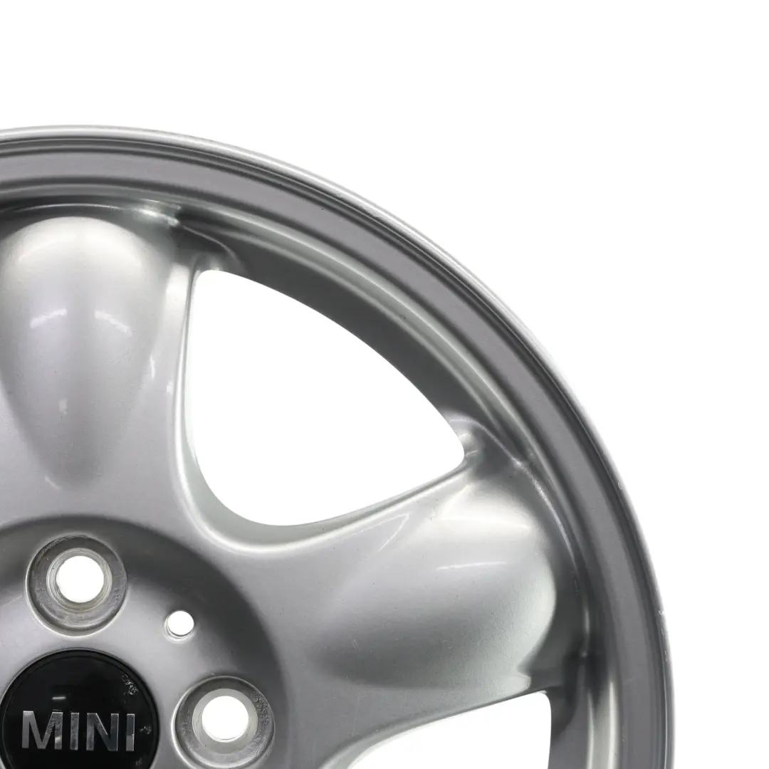 Mini Cooper One R50 R55 R56 Llanta De Aleacion Plateada 15 "5-Start Spooler 100 - SKU 6768498-1 - Número de pieza 6768498
