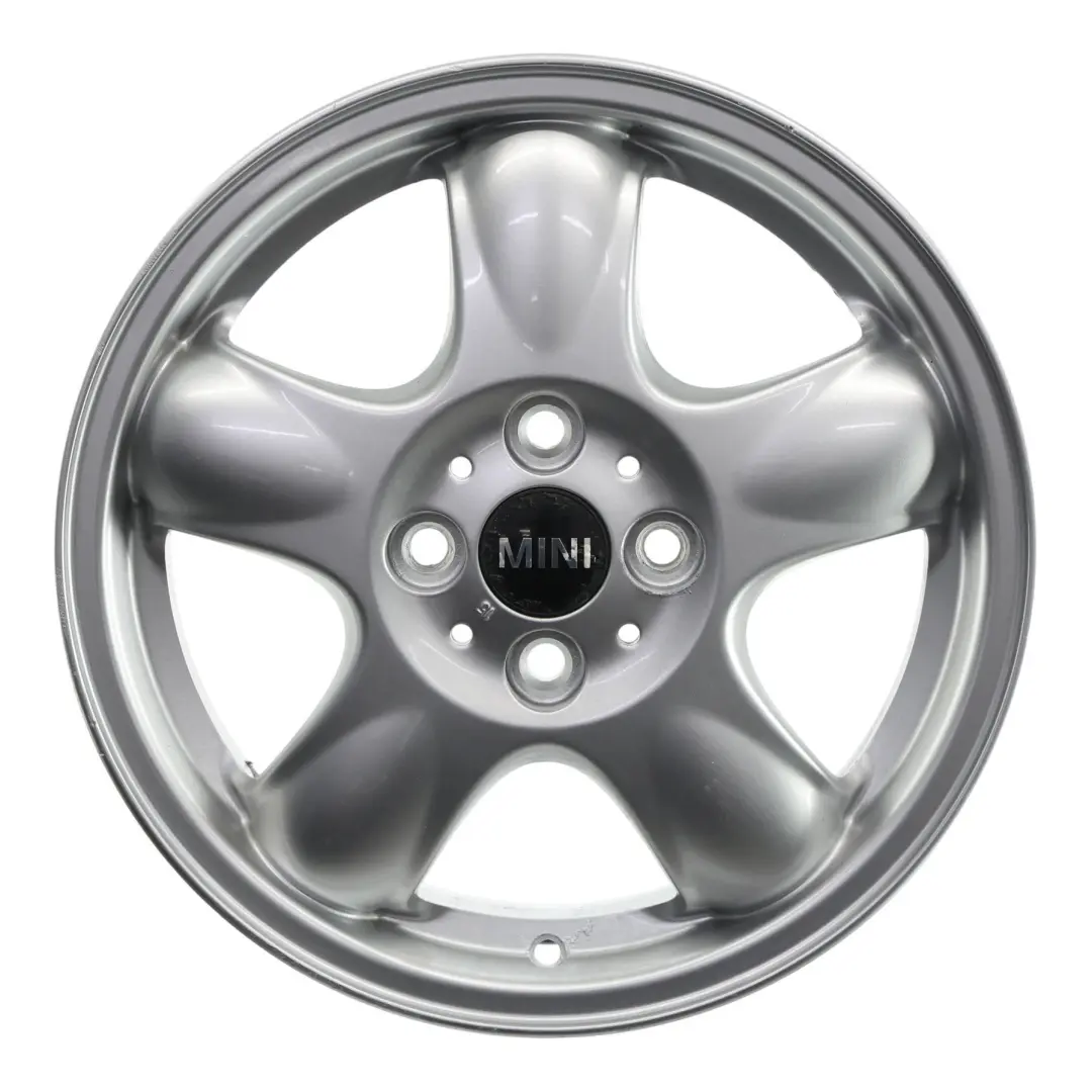 Mini One R55 R56 Llanta Aleación Plateada 15" 5,5J 5-Start Spooler 100 - SKU 6768498-2 - Número de pieza 6768498