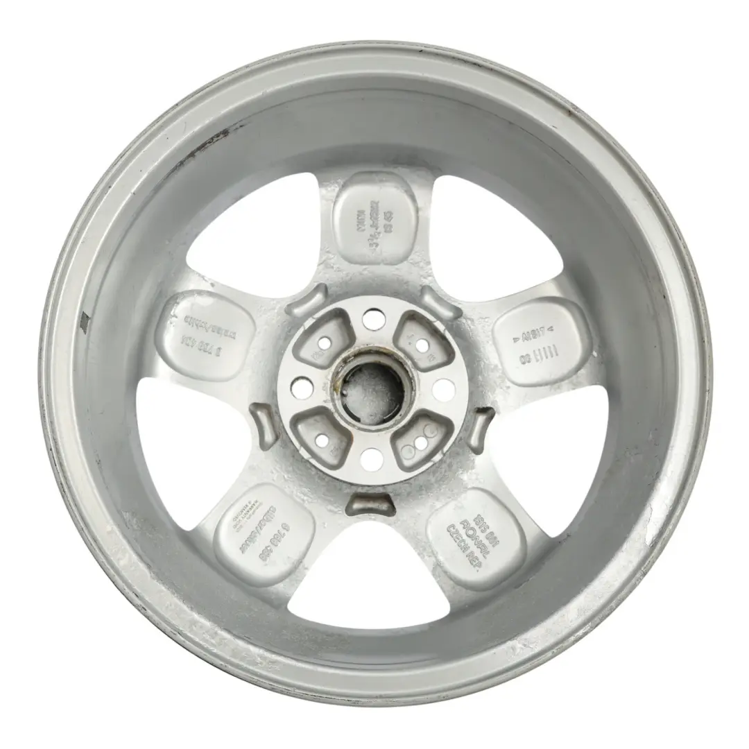 Mini One R50 R55 R56 Silver Wheel Alloy Rim 15" 5,5J 5-Start Spooler 100 - SKU 6768498-2 - Part number 6768498