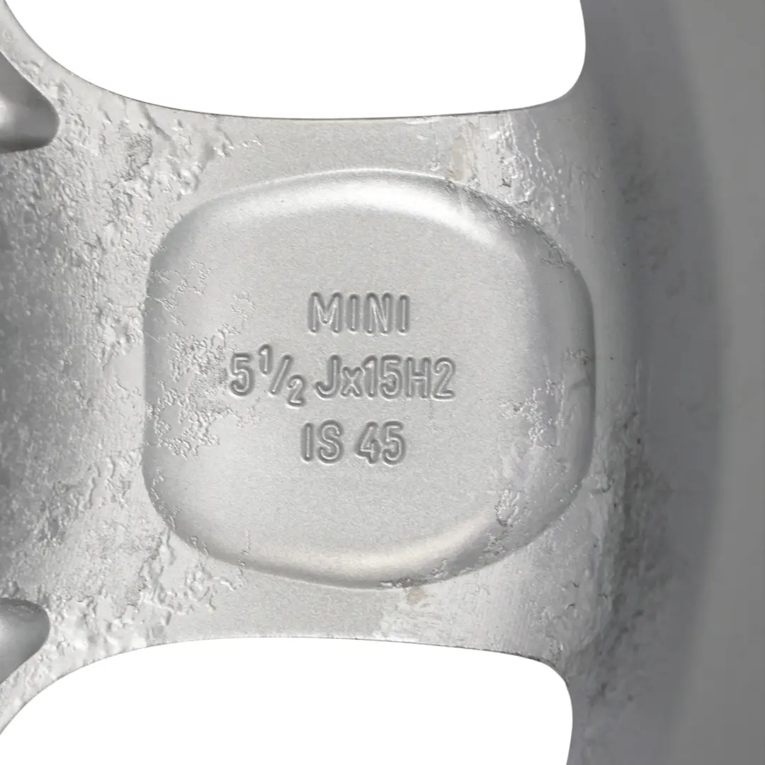 Mini One R50 R55 R56 Silver Wheel Alloy Rim 15" 5,5J 5-Start Spooler 100 - SKU 6768498-2 - Part number 6768498